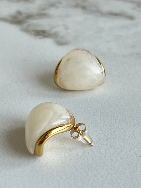 Orecchini Goccia Avorio - Bijoux -