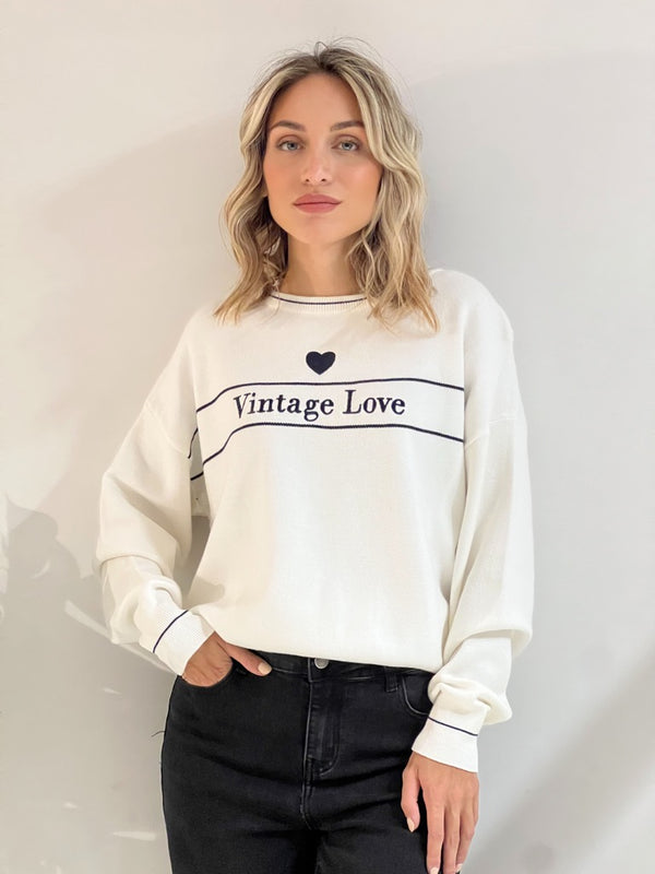 Pull Vintage Love - Pull Donna -