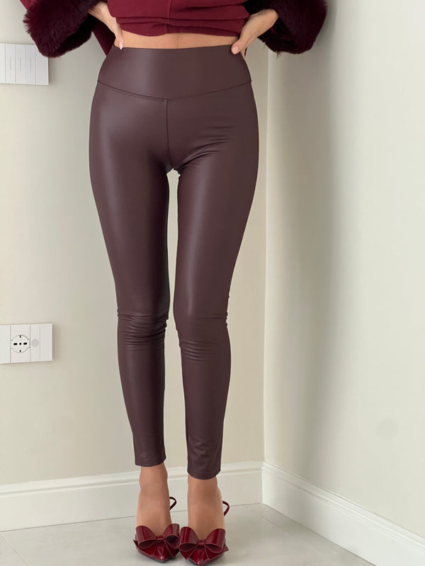 Leggins ecopelle - Leggins Donna -